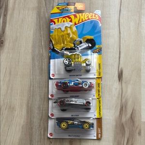 Hot Wheels let’s Race edition Rally speciale, mo stash, speed bump and drifter